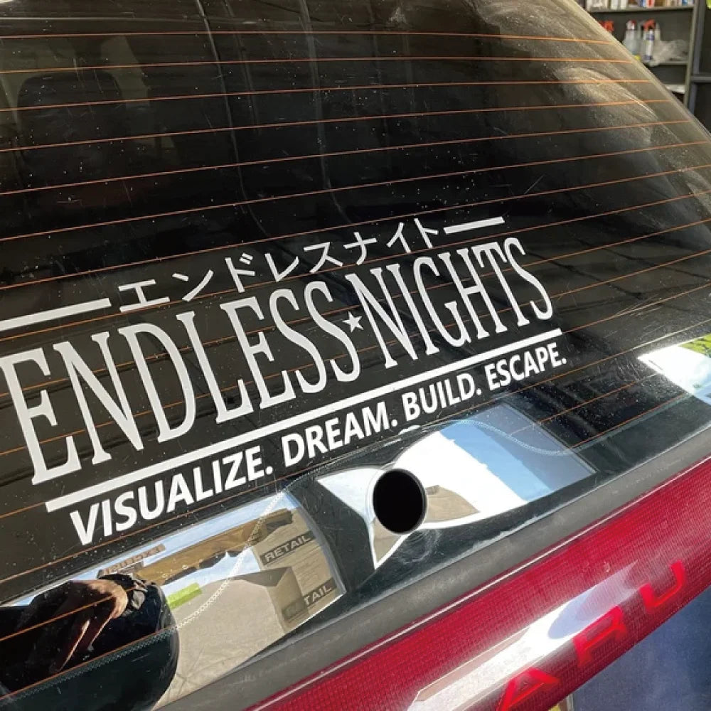 Endless Nights JDM Sticker