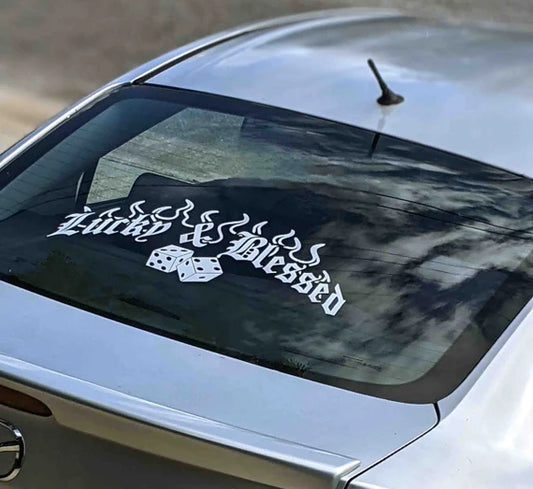 Lucky And Blessed JDM Sticker